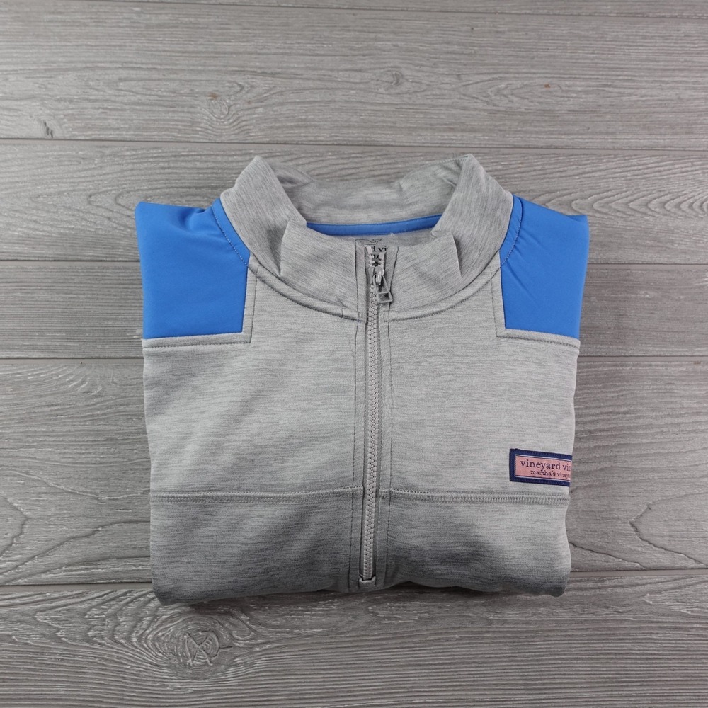 Vineyard Vines Performance Shep Shirt 1/4 Zip Pullover Mens XL Martha's Vineyard
